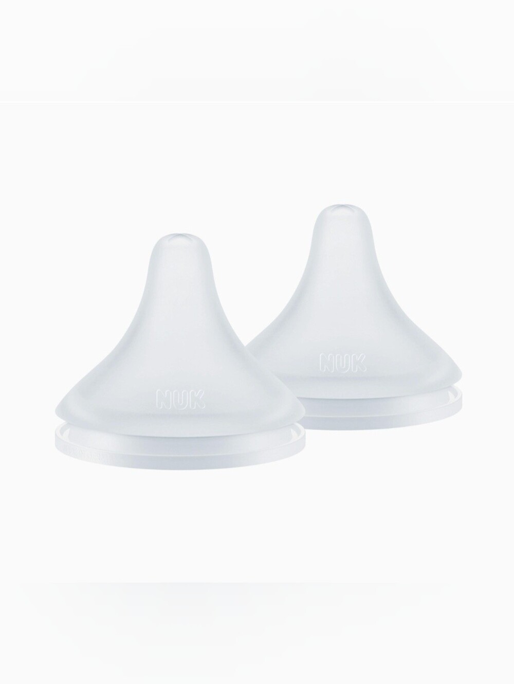 NUK Perfect Match, Slow Flow, Soft Silicone Nipple with Anti-Colic Vent, 6 Pack